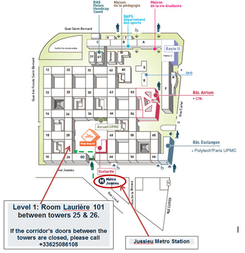 Plan d'accès à la journée MDDAy